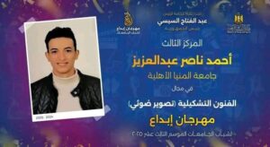 جامعتا المنيا والمنيا الأهلية تحصدان 6 جوائز في مهرجان إبداع الثالث عشر
