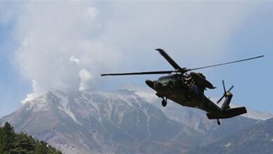 اختفاء مروحية سياحية قرب قمة جبل آسو جنوب غرب اليابان