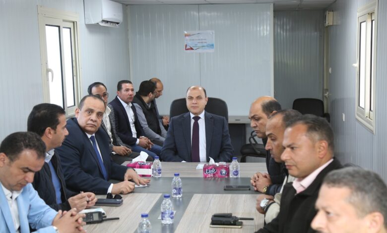 محافظ كفرالشيخ يتفقد أعمال إنشاء مصنع تدوير المخلفات الصلبة بدسوق بطاقة 600 طن يومياً