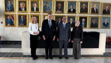 حبشي يلتقي رئيس البرلمان الأسترالي