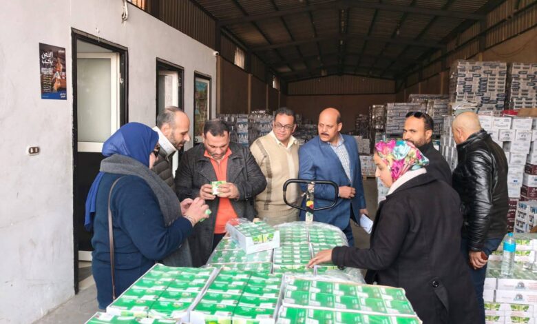 ضبط ومصادرة اكثر من ٣١ طن جبنه خلال حملة تموينية بالاسكندريه      