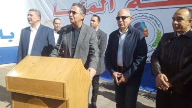 وزير التموين والتجارة الداخلية يفتتح سوق اليوم الواحد بالمنيا بحضور المحافظ