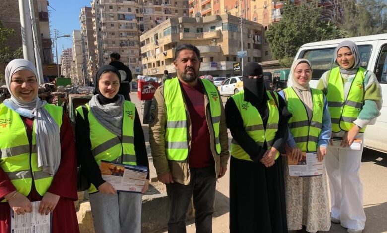 كفر الشيخ بلا إدمان …حملات ميدانية لا تتوقف تحت شعار “أنت أقوى من المخدرات”