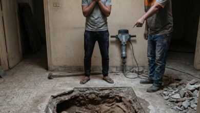 حفرة فى الصالة تكشف جريمة عمرها 30 عام