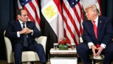 ترامب يشيد بجهود السيسي في ترسيخ السلام بالشرق الأوسط