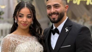 الطبعه الاولى تهنئ العروسين جنا هانى و عمر العربي