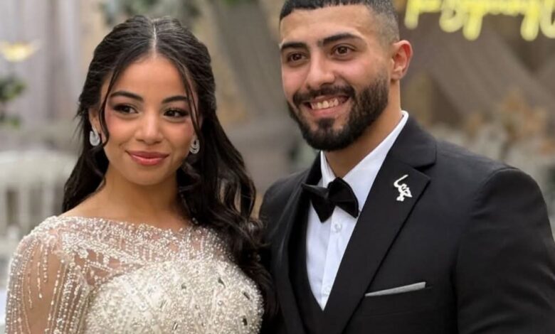 الطبعه الاولى تهنئ العروسين جنا هانى و عمر العربي