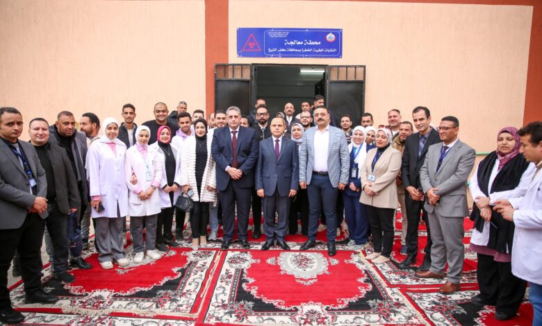 محافظ كفرالشيخ يتفقد محطة معالجة النفايات الطبية الخطرة بدسوق بسعة تشغيلية 250 كجم