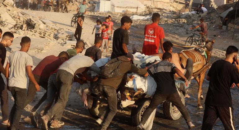 الأمم المتحدة تحمل إسرائيل مسؤولية استمرار العنف في غزة الأمم المتحدة تحمل إسرائيل مسؤولية استمرار العنف في غزة