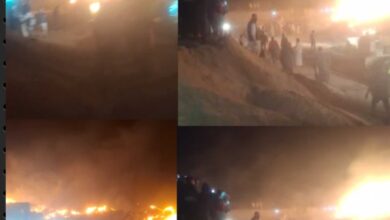 إخماد حريق جرن قش أرز بطامية قبل امتداده للمنازل دون خسائر بشرية