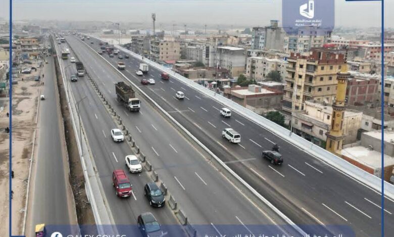 بدء التشغيل التجريبي لمشروع توسعة كوبرى العامرية بطول 1200متر بالإسكندرية بدء التشغيل التجريبي لمشروع توسعة كوبرى العامرية بطول 1200متر بالإسكندرية