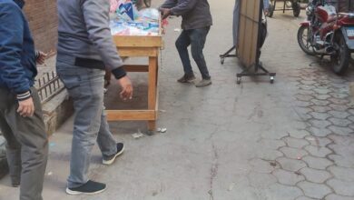 حملة موسعة بحي الجون لرفع الإشغالات وتحسين مستوى النظافة بمدينة الفيوم