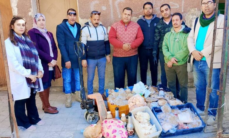 تحرير 412 مخالفة تموينية بسوهاج