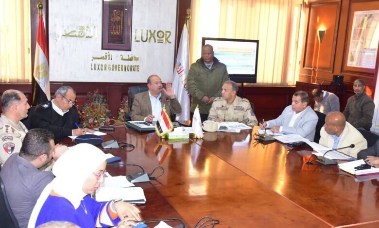 محافظة الأقصر تستعد لتنفيذ التجربة “صقر162″لمواجهة الأزمات والكوارث محافظة الأقصر تستعد لتنفيذ التجربة “صقر162″لمواجهة الأزمات والكوارث