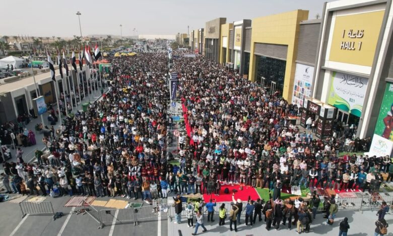 خلال يومين ..معرض القاهرة الدولي للكتاب يصل إلى مليون زائر خلال يومين ..معرض القاهرة الدولي للكتاب يصل إلى مليون زائر