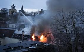 هولندا:إصابة 4 أشخاص جراء انفجار غازي وحريق في مدينة أوتريخت