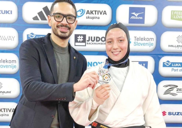 صفا سليمان ثانى العالم فى الجودو للكبار