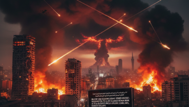 قصف قلب إيران و اشتعال المنطقة مع انفجار أسعار النفط والذهب وانهيار البورصات العالمية