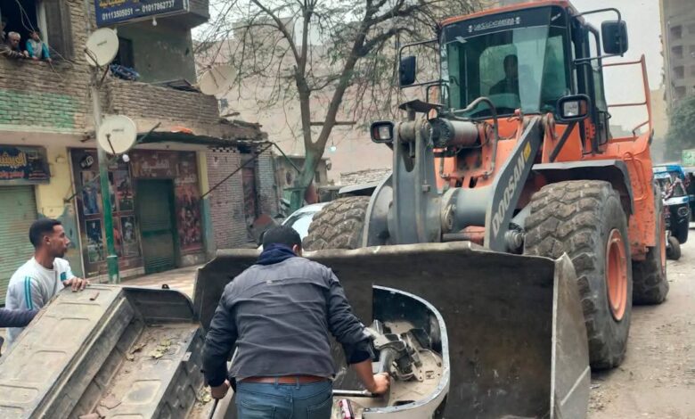 محافظ الجيزة يتابع حملات حي العمرانية لتحقيق الانضباط ورفع التعديات بشوارع خاتم المرسلين وأبو زارع وأحمد كامل