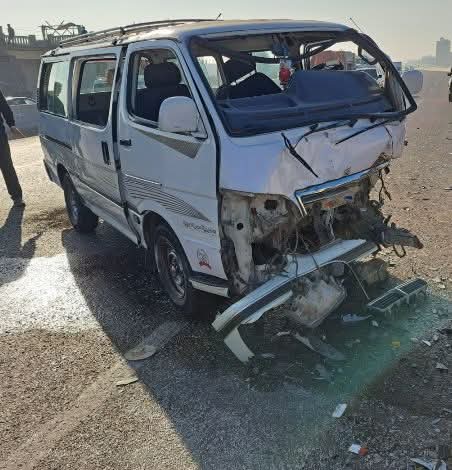 مصرع 7 اشخاص وإصابة آخرين فى حادث تصادم ميكروباص مصرع 7 اشخاص وإصابة آخرين فى حادث تصادم ميكروباص