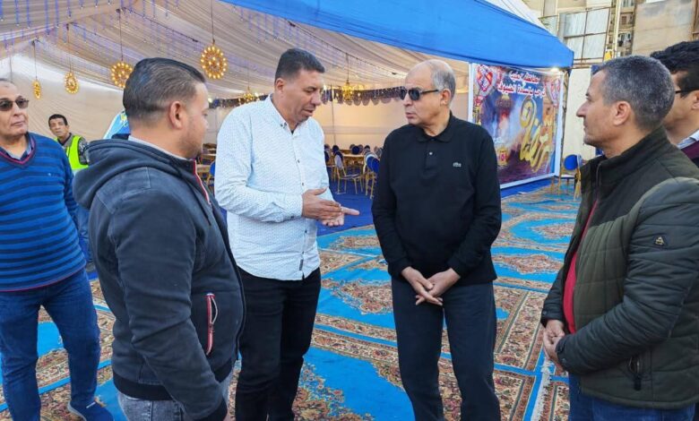 محافظ المنيا يتفقد مائدة الرحمن الرئيسية على كورنيش النيل للاطمئنان على جودة وجبات الإفطار والتنظيم محافظ المنيا يتفقد مائدة الرحمن الرئيسية على كورنيش النيل للاطمئنان على جودة وجبات الإفطار والتنظيم