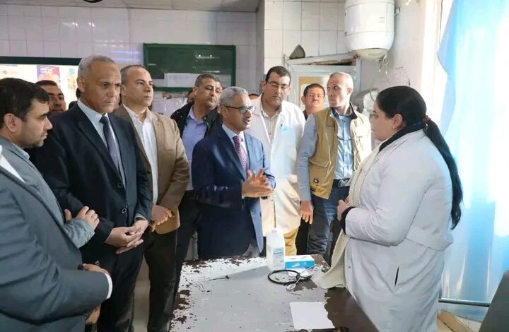 محافظ بني سويف في زياره مفاجئه لمستشفى الواسطى المركزي محافظ بني سويف في زياره مفاجئه لمستشفى الواسطى المركزي