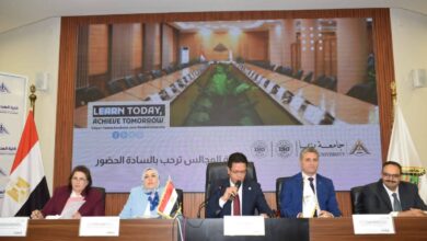 خلال رئاسته مجلس جامعة بنها: “الجيزاوي ” يهنئ رئيس الوزراء وأعضاء الحكومة لثقة القيادة السياسية