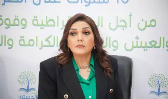 غلق باب الترشح بعدم ترشح جميلة إسماعيل لانتخابات حزب الدستور