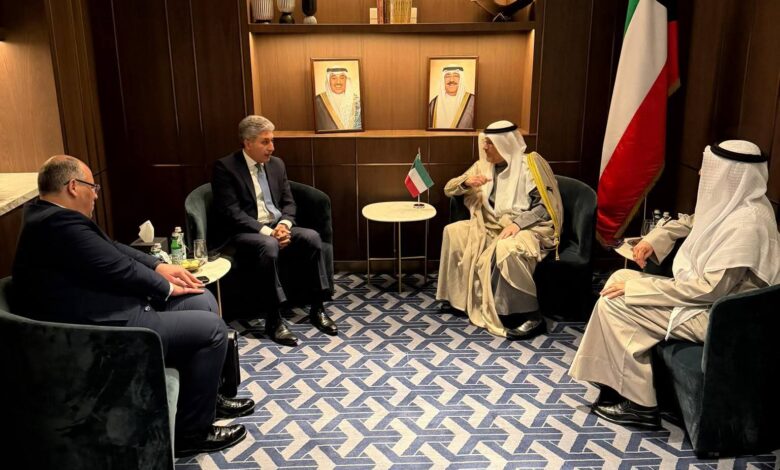 وزير السياحة والآثار يلتقي نظيره الكويتي على هامش اجتماعات الأمم المتحدة للسياحة