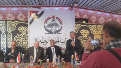 حزب الجبهه الوطنيه ينظم لقاء جماهيري بامانه مركز ومدينه شبين القناطر