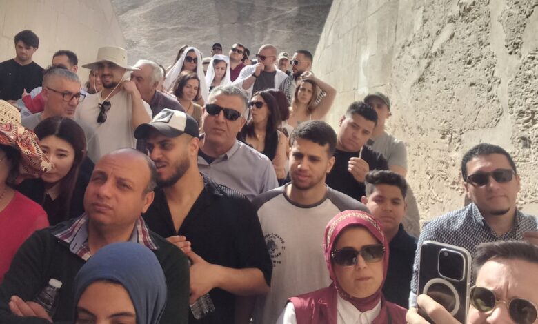 تزاحم غير مسبوق للزيارات على وادي الملوك في الأقصر