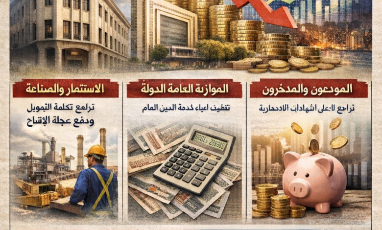“المركزي” يفتح أبواب النمو: خفض الفائدة 1% وبداية عصر التيسير النقدي