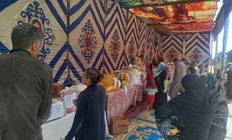 افتتاح معرض “أهلا رمضان “بالزينية ب40طن سلع غذائية