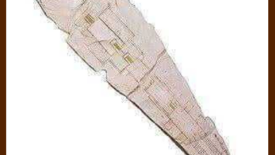 شقافة من الحجر الجيري تروي قصة تخطيط مقبرة ملكية