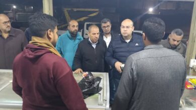 نائب محافظ الجيزة في جولة ليلية بمركز أبو النمرس