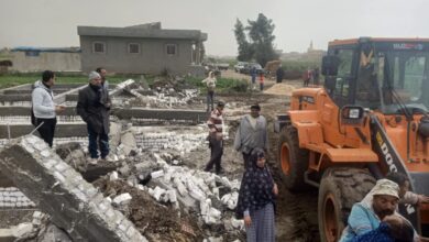 محافظ كفرالشيخ يتابع تنفيذ المرحلة الثالثة من الموجة الـ28 لإزالة التعديات بالحامول