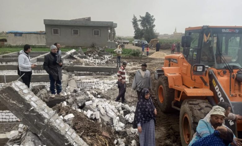 محافظ كفرالشيخ يتابع تنفيذ المرحلة الثالثة من الموجة الـ28 لإزالة التعديات بالحامول