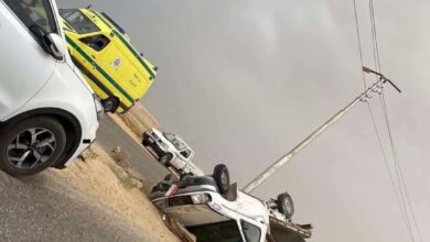 حادث جديد على طريق الموت .. القنطره العريش