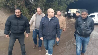 نائب محافظ الجيزة يتابع ميدانيا أعمال شفط مياه الأمطار بمركزي أوسيم وكرداسة