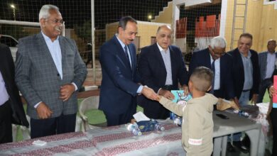 محافظ سوهاج يشارك الافطار الرمضاني مع أطفال مؤسسة البنين بحي الكوثر 