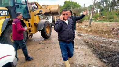 رئيس مدينة البدرشين يتابع شفط مياه الأمطار عند مداخل المناطق الاثرية والانفاق