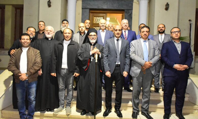 محافظ أسيوط يشهد إفطارًا جماعيًا بمطرانية الأقباط الكاثوليك