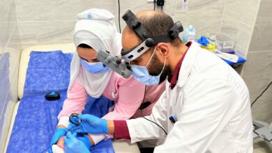 إطلاق خدمة فحص قاع العين للأطفال حديثى الولادة بمجمع الأقصر الدولى