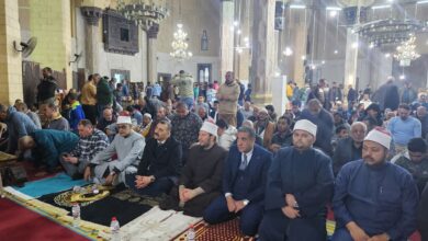 أوقاف الإسكندرية تحتفل بليلة القدر بمسجد أبي العباس المرسي