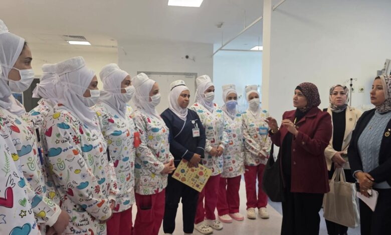 نقيب التمريض تشكر جميع أطقم التمريض على جهودها خلال عيد الفطر