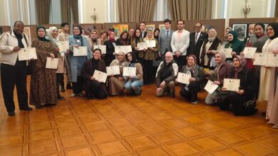 افتتاح صالون جمعية أصدقاء مكتبة الإسكندرية بالبيت الروسي