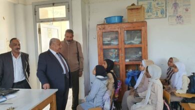 وكيل التعليم بالأقصر يتابع مستوى الإنضباط المدرسى بالعشى