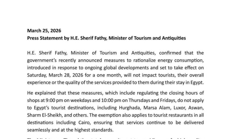 استثناء 5 محافظات من تنفيذ الإجراءات الحكومية لترشيد الإستهلاك