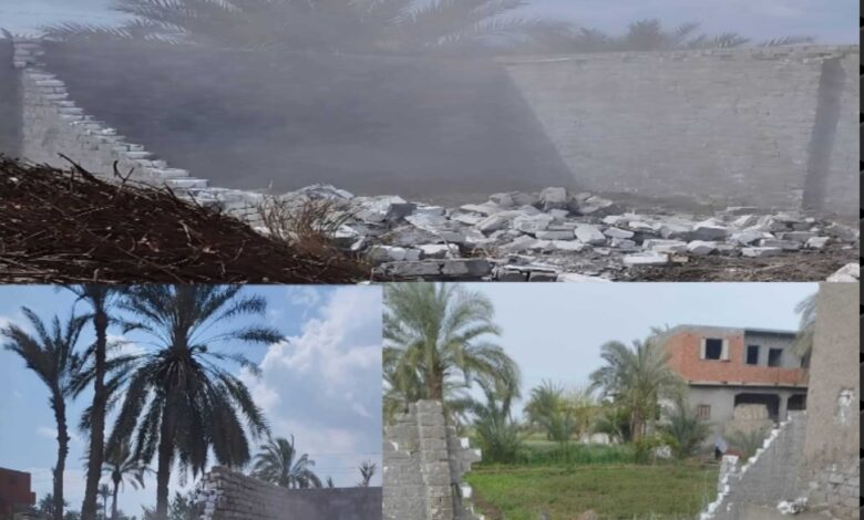 رغم سوء الأحوال الجوية.. حملات إزالة التعديات على الأراضي الزراعية بالفيوم تتواصل