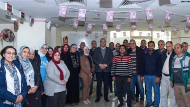 محافظ الإسكندرية يتفقد قطاعات ديوان المحافظة ويهنئ العاملين بعيد الفطر